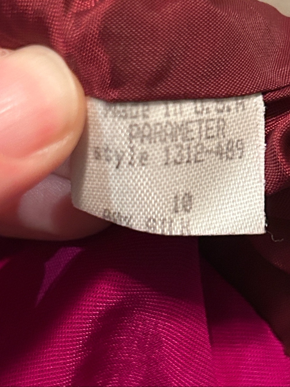Vintage Raspberry Silk Velvet Top - Picture 9 of 11